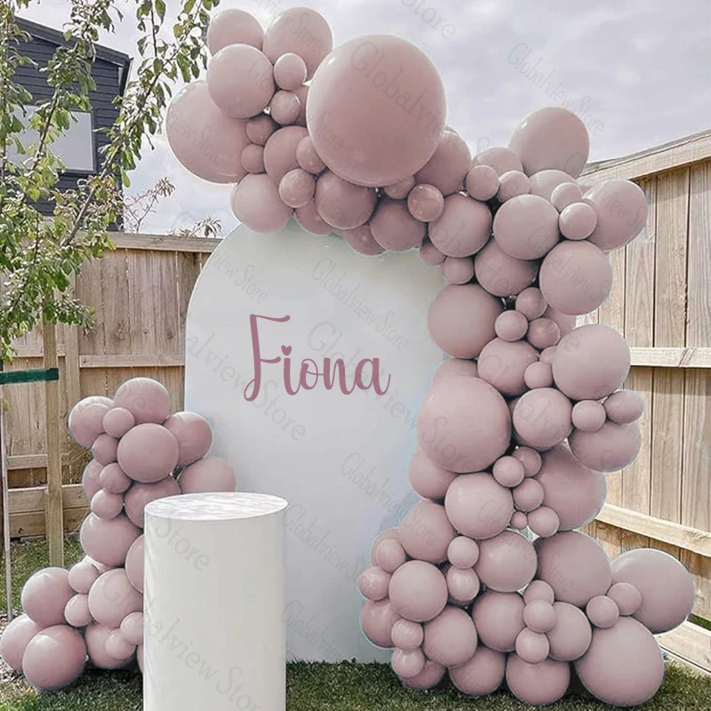 Staubige Rosen ballons 18 Zoll 12 Zoll 5 Zoll staubige rosa Latex ballon Baby Mädchen Party Dekoration Geburtstag Boho Hochzeit Dekor Helium