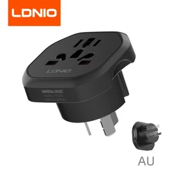 Universal Travel Adapter with EU and UK Plug Converter - EU Plug (AU Plug)