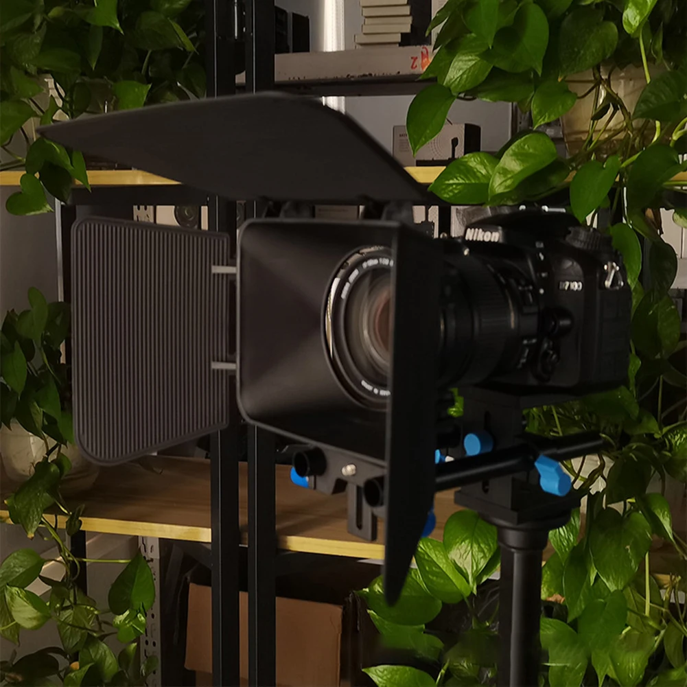DSLR 카메라용 팔로우 포커스를 위해 높이 조절 가능 로드 클램프 레일 블록, 1/4 인치 및 3/8 인치 스레드 홀 로드 지지대 가이드 브래킷, 15mm