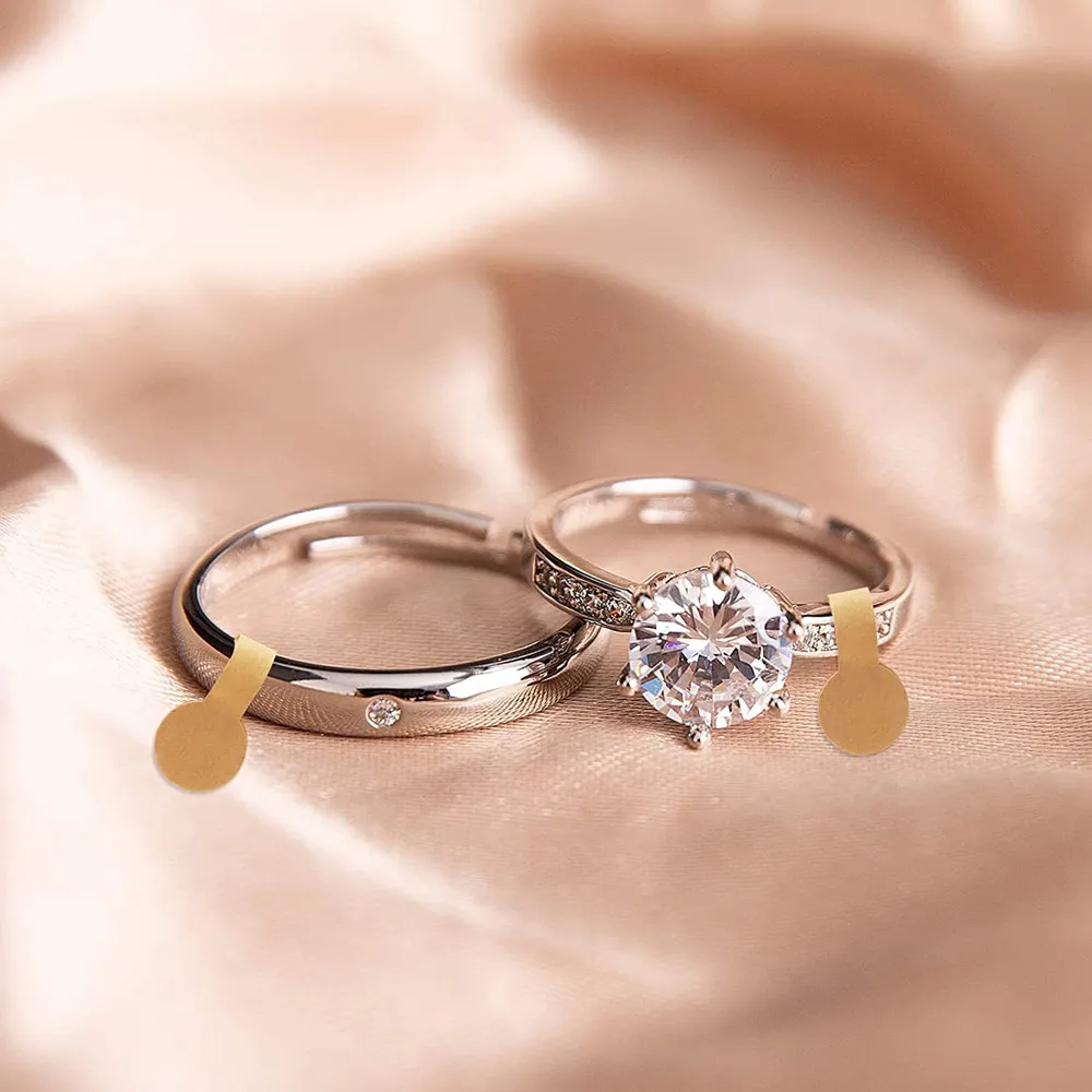 500 stücke/Rolle runde Schmuck Preis schilder rollen selbst klebende Aufkleber Etiketten für Halskette Ring Ohrring Display Klein unternehmen Packag – Detail 6