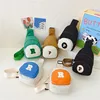 Children's Embroidered Letter Shoulder Bags Casual Girls Boys Kids Chest Bag Coin Purse Nylon Zipper Crossbody Bags 1