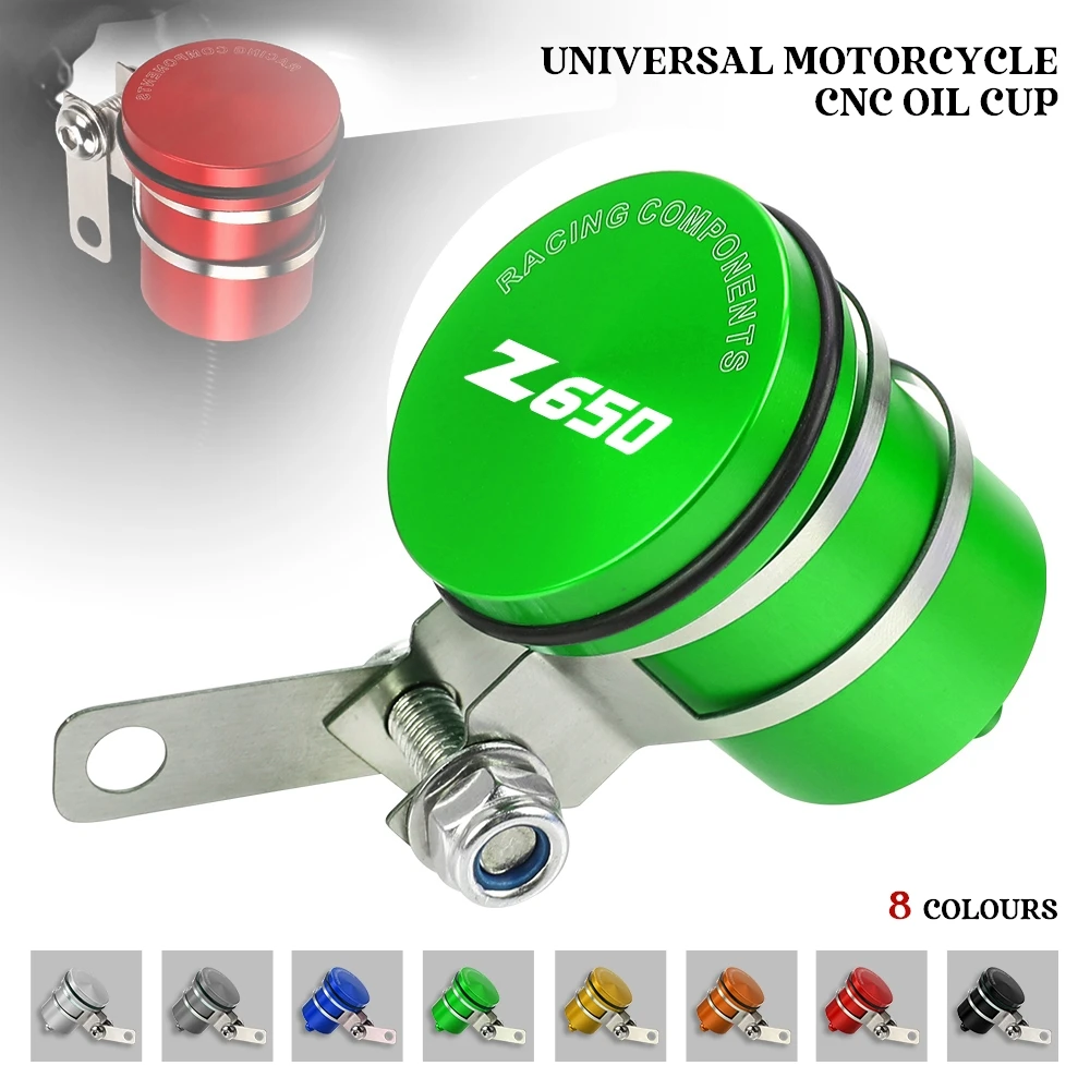 

Motorcycle Refitting Accessories Brake Fluid Reservoir Clutch Tank Oil Fluid Cup For Kawasaki Z250 Z650 Z750 z900 VERSYS 650 Z