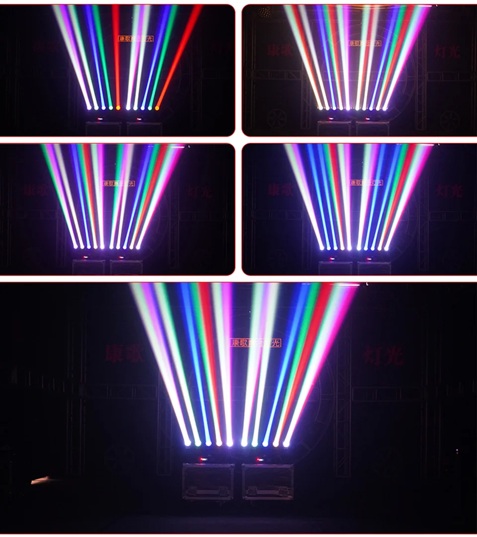 5X40W Led Beam Moving Head Light DMX Controller Rotating Stage Beam Effect Movi