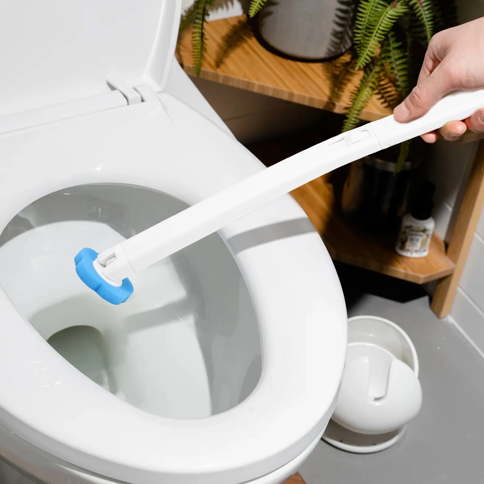 Toilet Brush Disposable Replacement Head Cleaning Kit