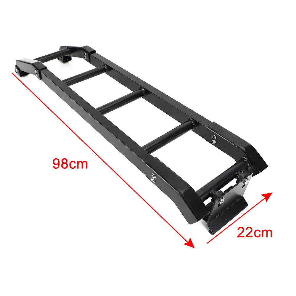 Aluminum Car Rear Tail Door Ladder Climbing for Suzuki Jimny + BLK car ladder