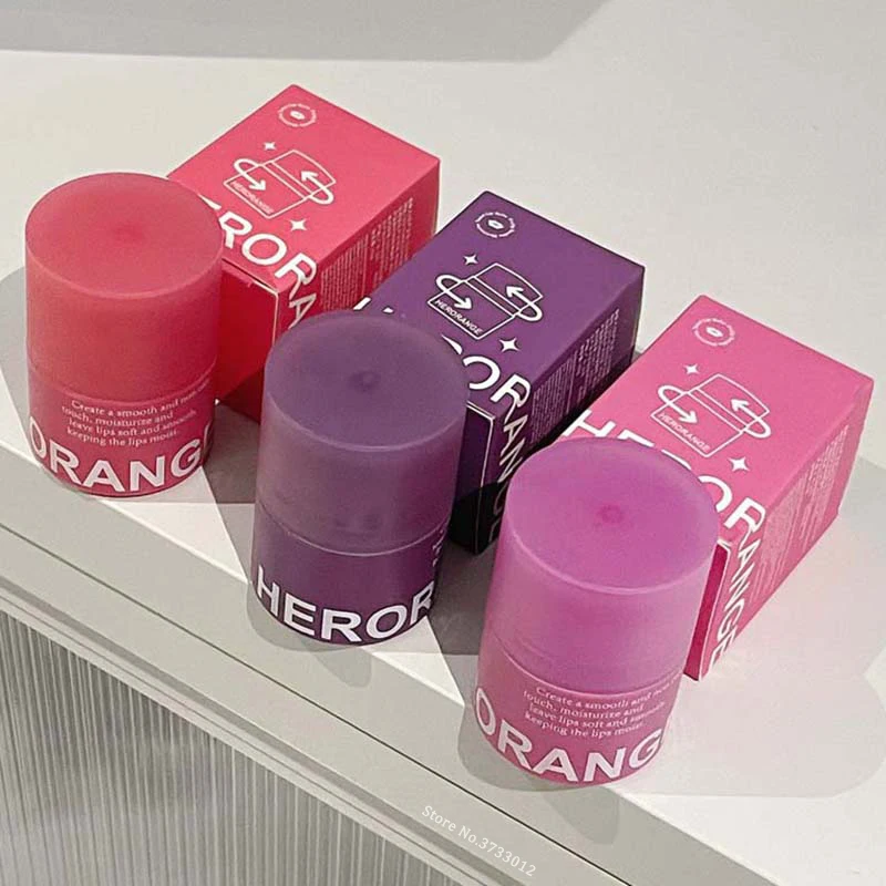 Rotating Crystal Purple Lip Balm Jelly Pink Solid Lip Gloss Moisturizing Watery Colored Paste Long-lasting Tender Tinted Lip Balm Lip Gloss Lip Makeup Lip Glaze Lip Tint Lip Oil Lip Stain Lip Lacquer Lip Plumper