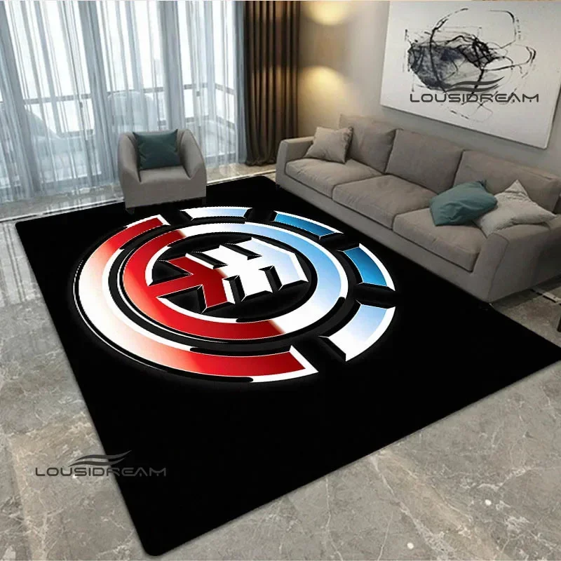 3D E-Element skateboard printed carpet non-slip carpet bedroom decor outdoor rug Yoga mat bedroom decoration birthday gift