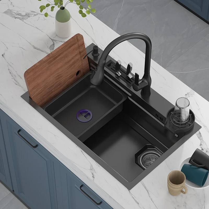 

Kitchen Sink SUS 304 Stainless Steel Multiple Size Kitchen Sink Single Bowl Undermount Basin Home Renovator Kitchen Accessories