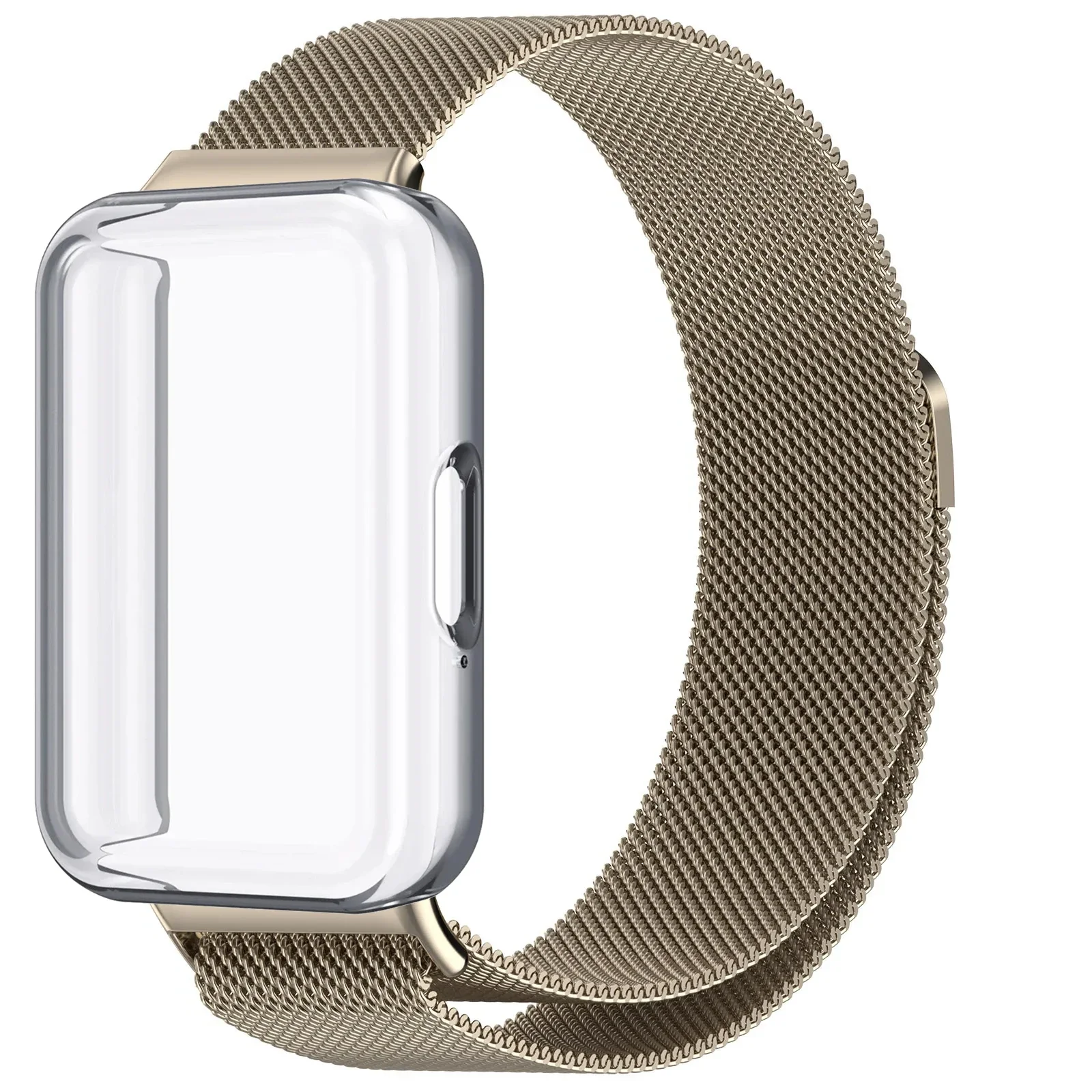 Magnetic Milanese Loop Strap with Screen Protector Cover