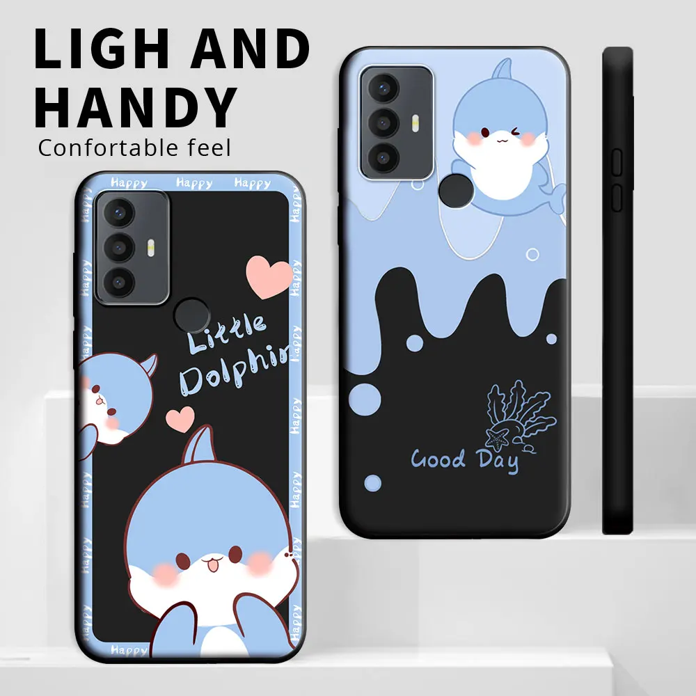 Shockproof Silicone Soft TPU Phone Case – Fashionable Cartoon Design