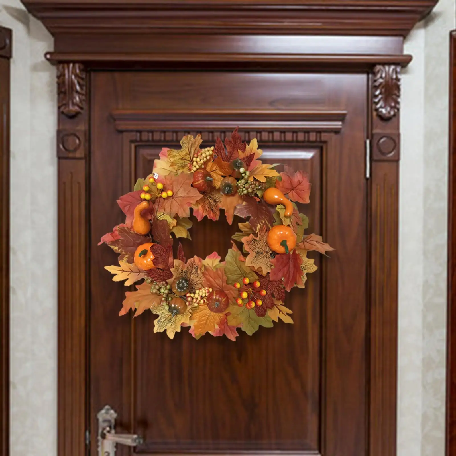 Fall Pumpkin Wreath Festival Atmosphere Garland for Celebration https://ae01.alicdn.com/kf/Sb85899f351914412b6f173abd5815629K.jpg