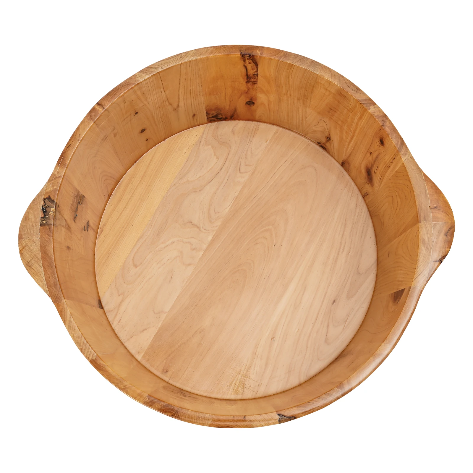 Holz-Fußbadewanne, Spa-Becken, Pediküre-Eimer, Fußwaschbecken, Badeeimer für Fußbad, Massage, Spa und Sauna – Detail 7