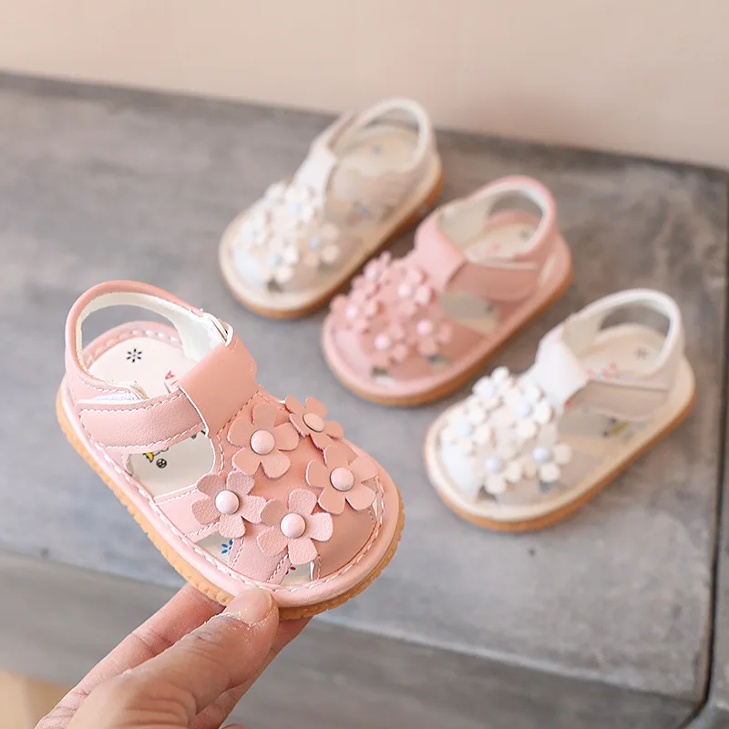 Baby Girl Princess Shoes Baby Summer Sandals Shoes Toddler Girls Soft Sole Toddler Pink Sandals
