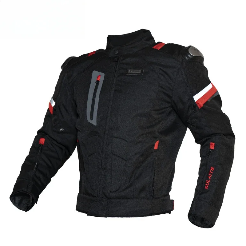 Motorcycle mesh cycling suit, four-season breathable anti-drop suit, road racing rally locomotive equipment