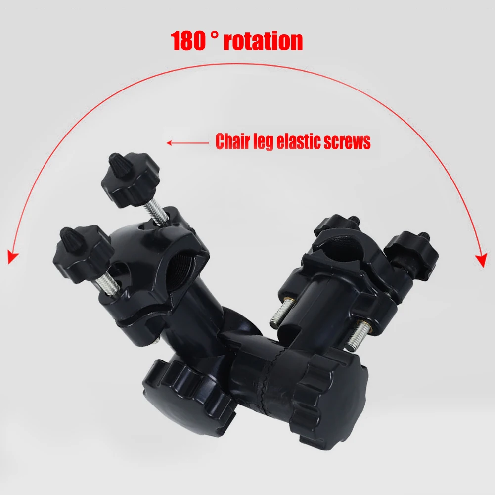 Rotating Umbrella Stand Holder Bracket Multi-Functional Umbrella Bracket Fishing Rod Bracket Adjustable Fishing Tools Accessory