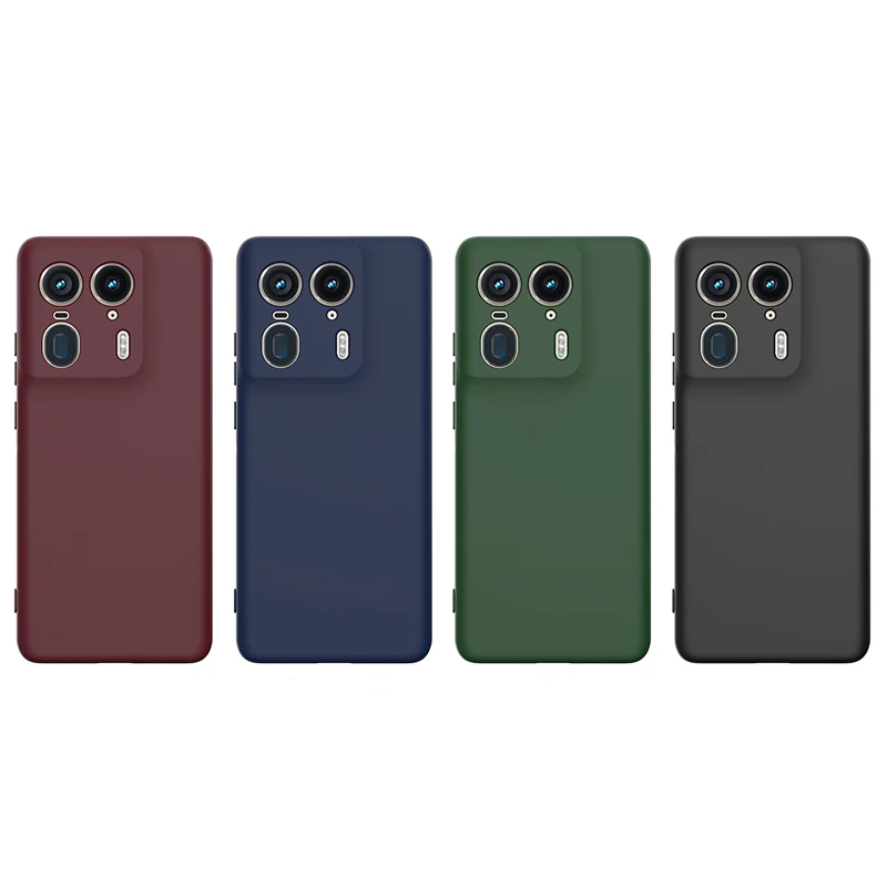 Magnetic Soft Liquid Silicone Strap Case with Microfiber Lining