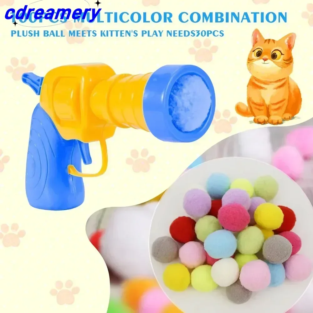 Cat Toys CDY Interactive for Indoor Cats SePom Pom Balls Puff Balls