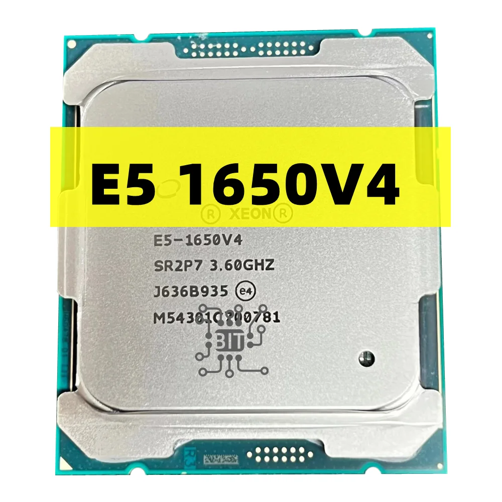 Processador Xeon Usado Sr2p7 e5 1650v4 3.6ghz 6-core 15mb Smartcache 140w e5 1650 v4 Lga20113 Cpu