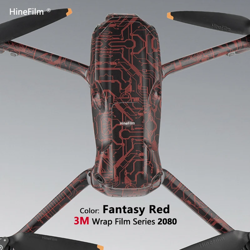 Hinefilm Skin für AIR3S Drone Aufkleber Cover Skin für DJI AIR 3S Drone Aufkleber Skin DJIAIR3S Protector Guard Air3 S Wrap Film – Detail 10