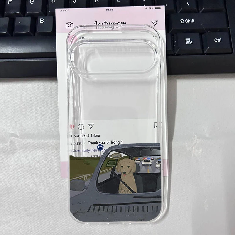 Cartoon Dog Soft TPU Phone Case