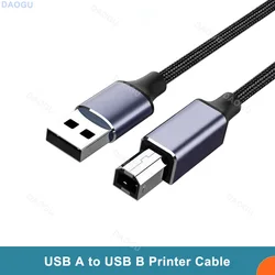 Premium Braided High-Speed Printer Cable - USB A to B, 2m/3m Length - 3m