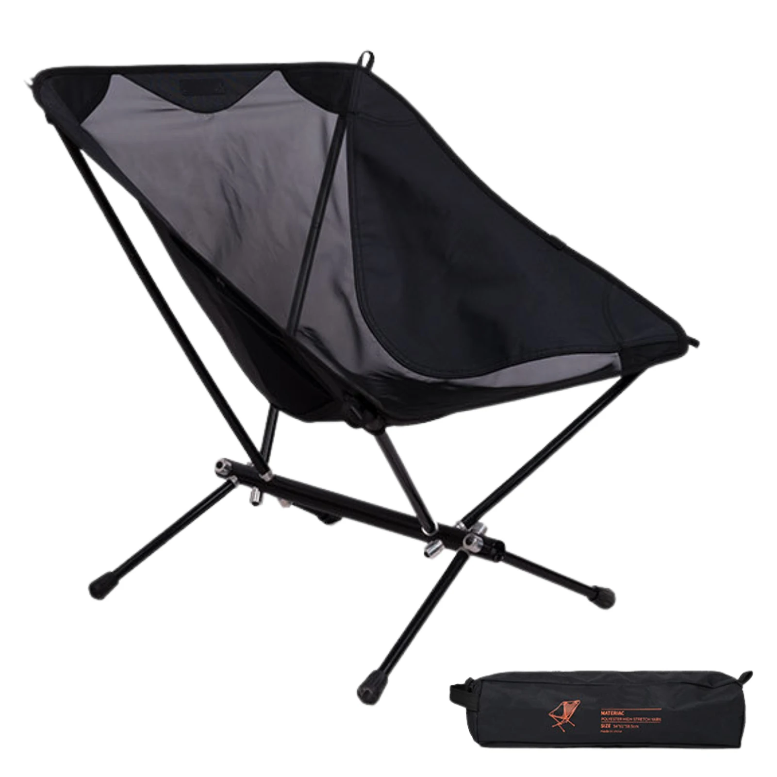 Folding Camping Chair Portable Compact For Outdoor Lightweight Backpacking Chairs With Side Pocket |