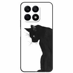 Cute Cartoon Cats TPU Silicone Case - Fashionable Soft Cover for Honor Play 9A 2024 (R20.CH.701)