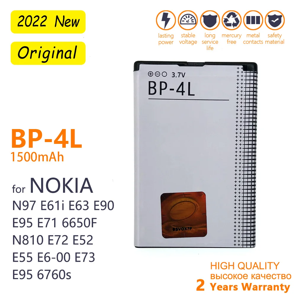 Batteria universale per Nokia 2, 3, 4, 5, 6 - Compatibile con i modelli BL-4B, BL-4C, BL-4S, BL-4U, BL-4UL, BL-5B, BL-5C, BL-5CT, BL-5J, BP-4L, BP-5M, BP-6M, BP-6MT, BV-6A 32