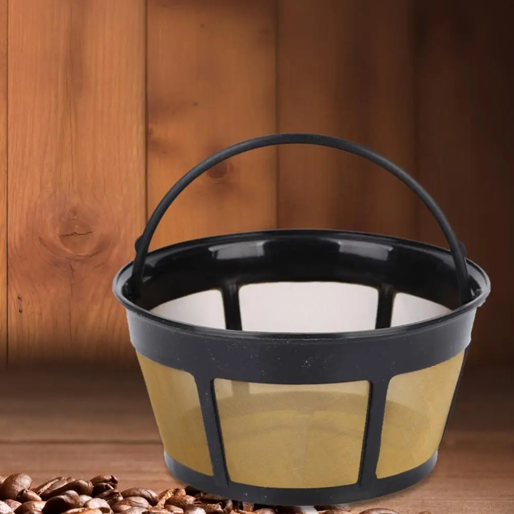 Stainless Steel Reusable Coffee Filters Basket 8-12 Cup Sturdy Permanent  Coffee Filter fit for Mr. Coffee Black & Decker Coffee Makers