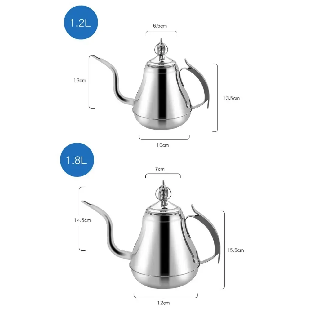 

Coffee Drip Kitchen Induction Stainless Tea Tools Filter pot Kettle Steel With Cooker Maker Gooseneck