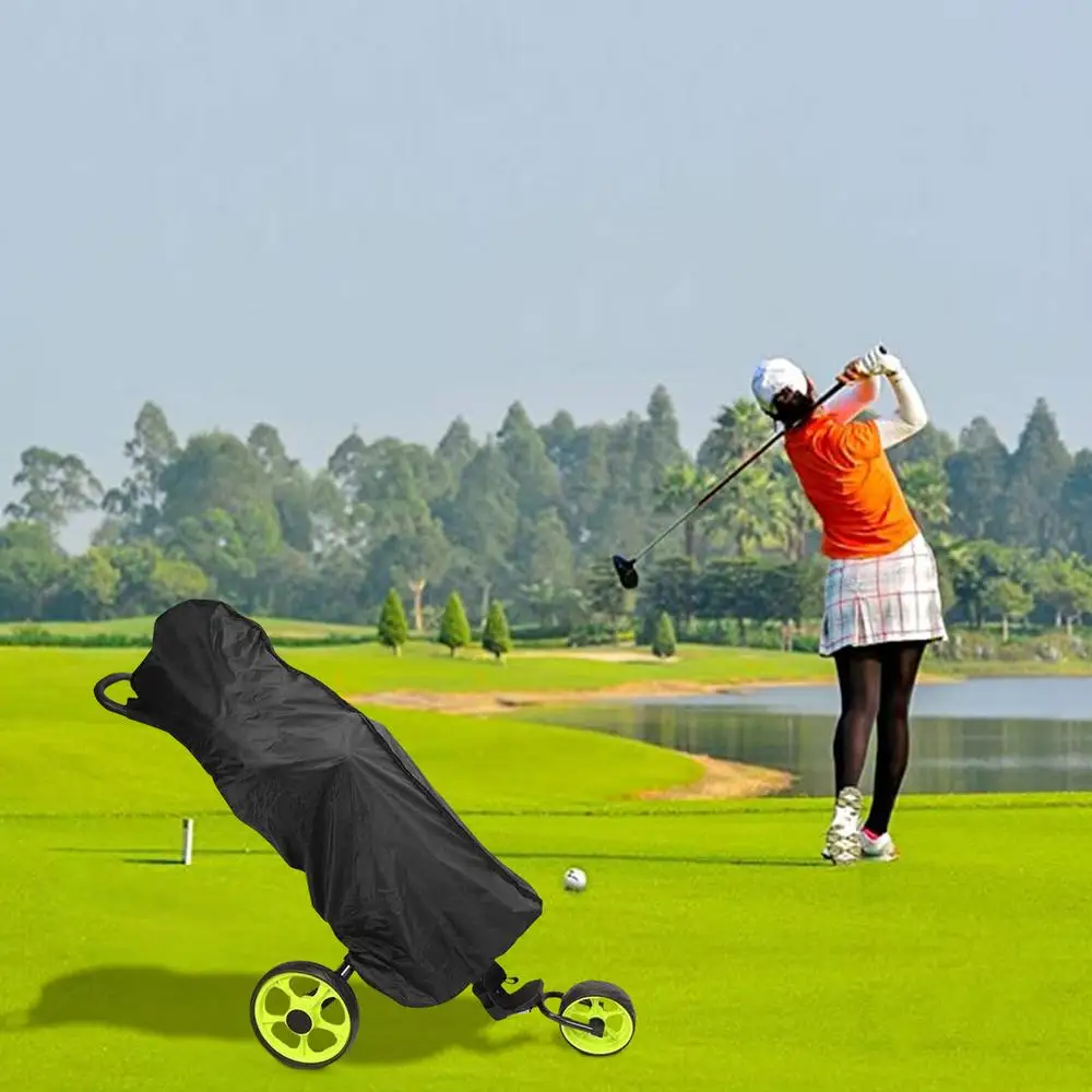 Description Picture 4 of itemRain Cover For Golf Bag Oxford Waterproof Rain Push Cart Heavy Duty Club Bags Raincoat Great For Golfer At Outdoor Golf supplies