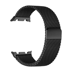 Magnetic Milanese Loop Stainless Steel Watch Band Bracelet - Elegant Design - Galaxy 8Classic 46mm (Black)