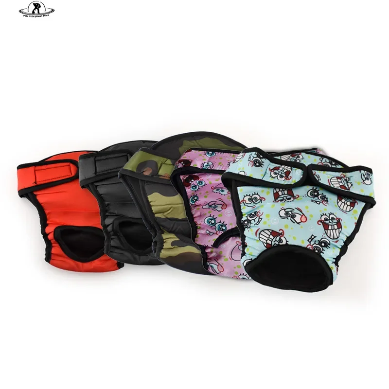 Large Dog Diaper Sanitary Physiological Pants Washable Female Dog Underwear Pets Dogs Supplies