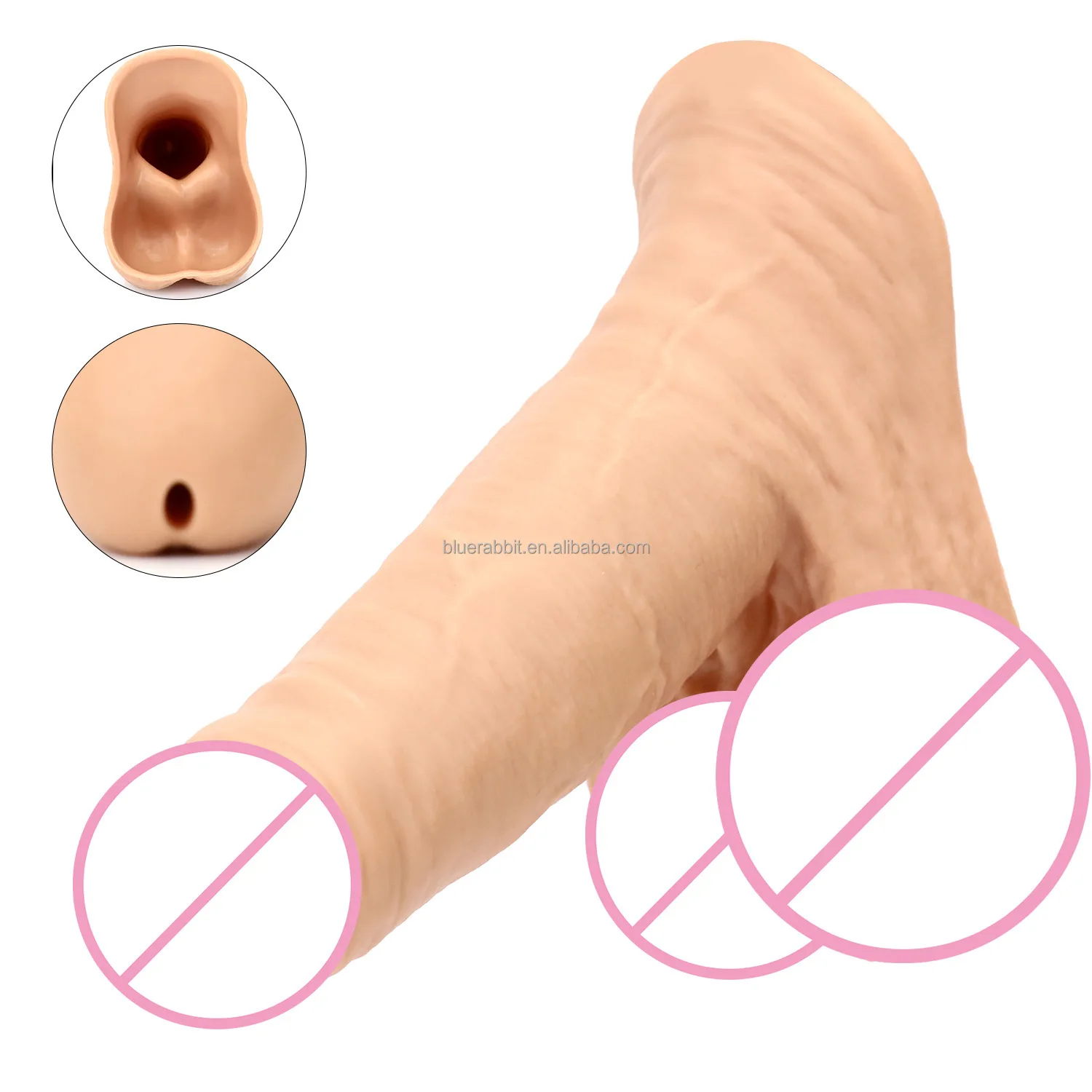 FTM Products Silicone Transgender FTM Prosthetic Penis Hollow Packer Trans Sex Toy