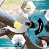 30mm Brushless Electric Pruning Shear 4 Gears Cordless Rechargeable Electric Scissors Garden Power Tools For Makita 18V Battery 4