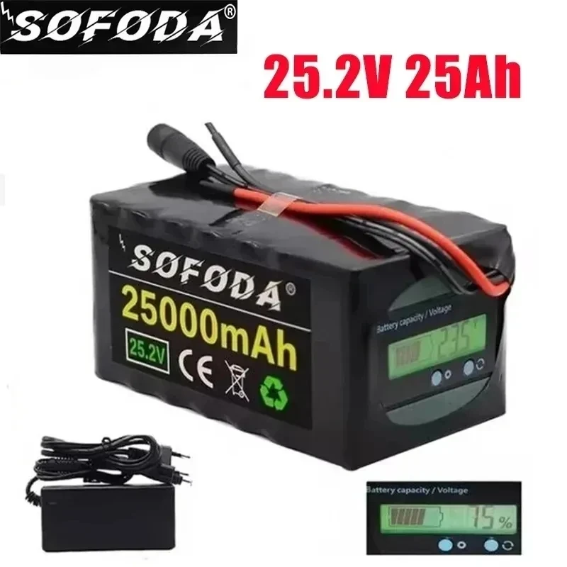 

6s4p 24V 25Ah 18650 Battery Lithium Battery 25.2v Electric Bicycle Moped /Electric/Li ion Battery Pack with Capacity Indicator