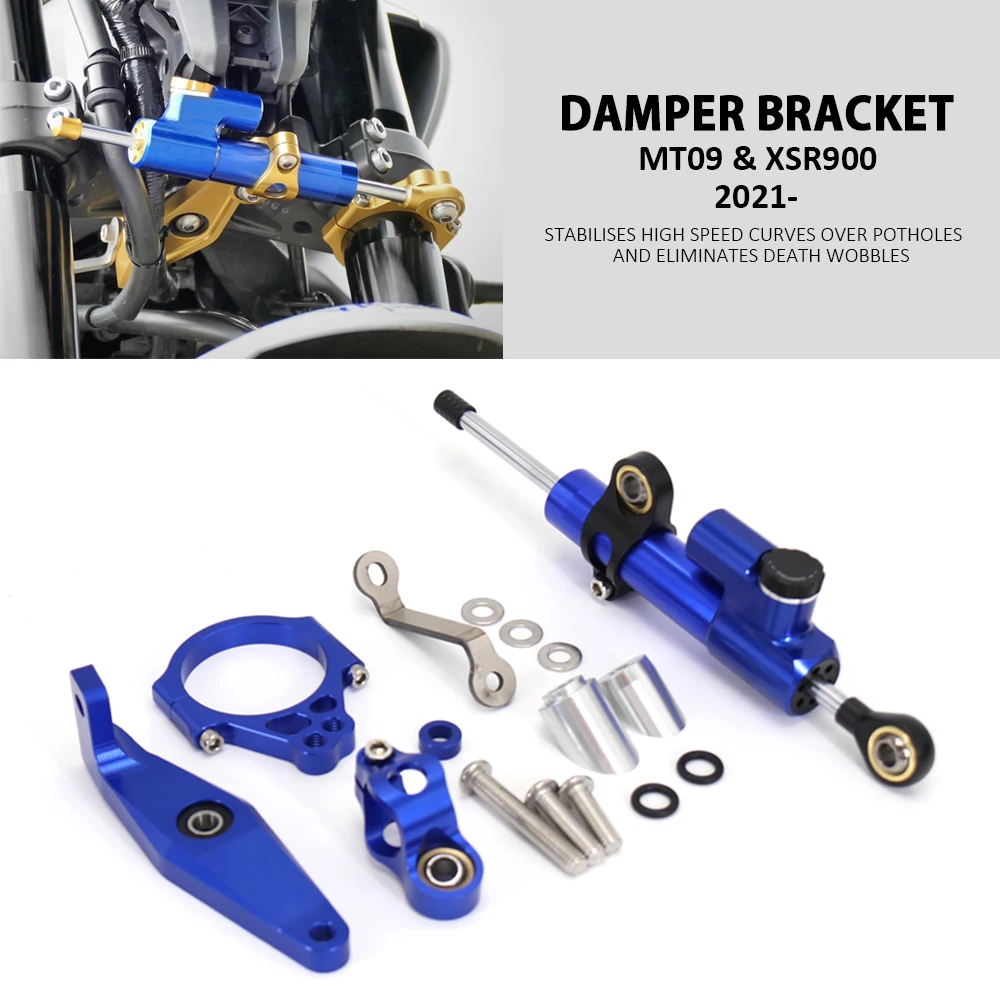 New Motorcycle Accessories Aluminum Alloy Steering Damper Bracket Set