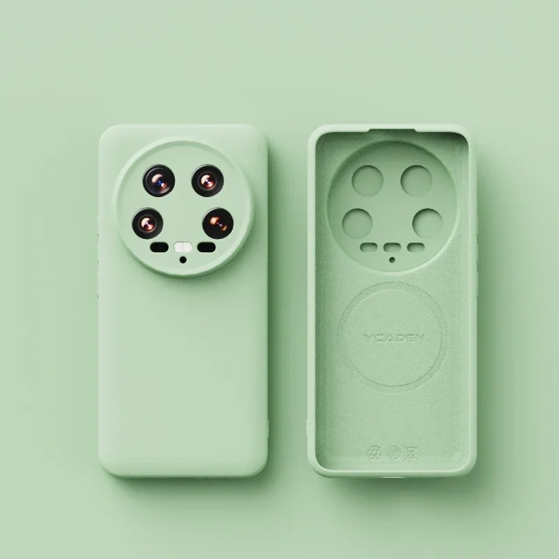 Premium Magnetic Liquid Silicone Shockproof Case with Matte Finish