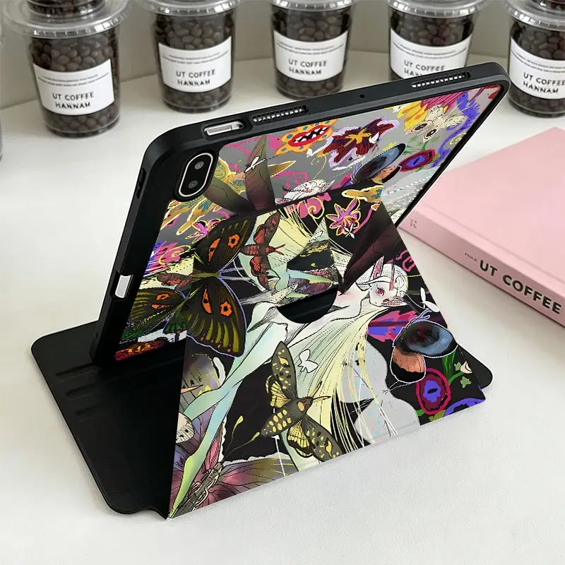 Versatile 360° Rotating Flip Book Case