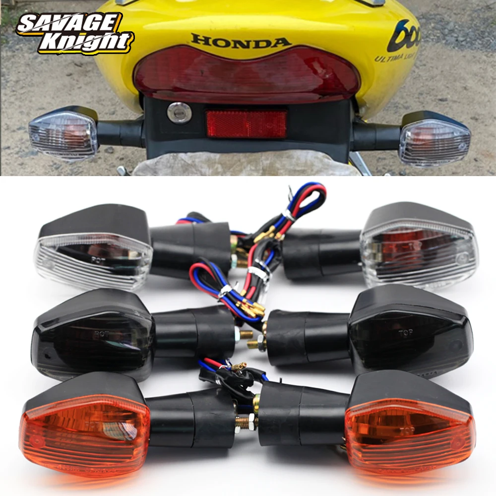Indicatore Di Direzione Moto Per Honda Cb400 Cb600F Cb900F Hornet Cb 1300 1000 Rvt1000R Accessori Indicatore Lampada Lampadina Lampeggiante