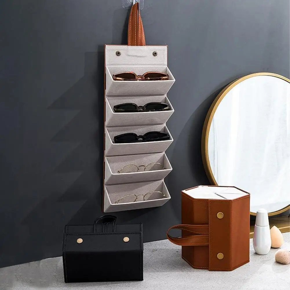 

Scratch-resistant Glasses Case Portable Travel-friendly Glasses Storage Box Multifunctional Case for Sunglasses Eyewear