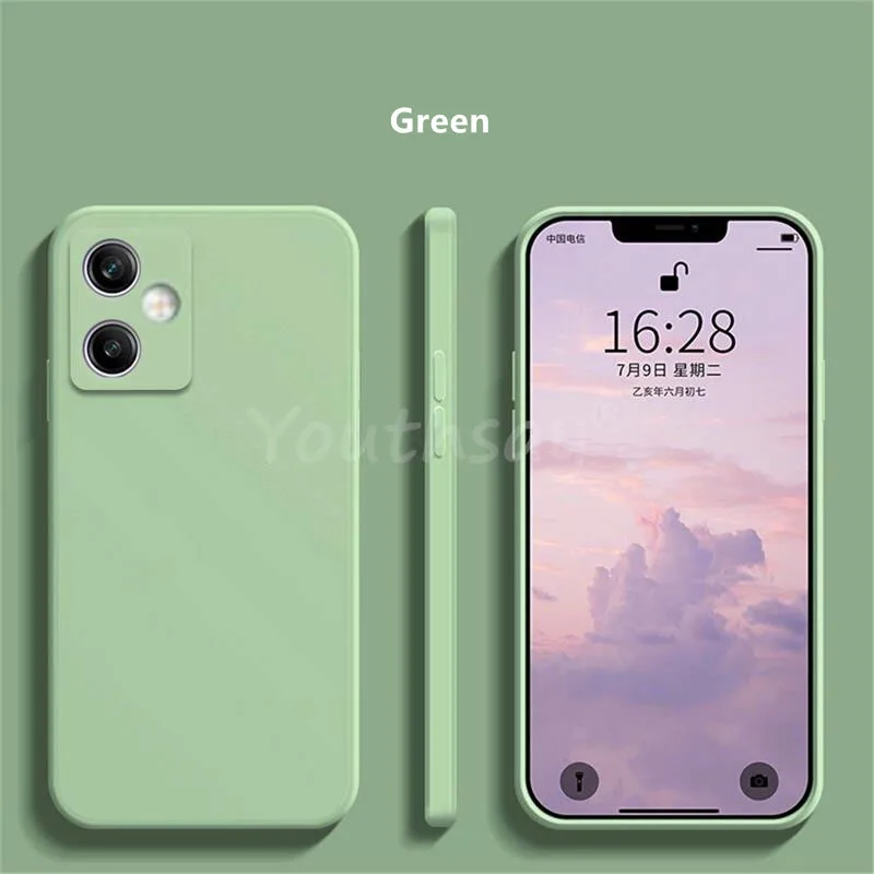 Premium Liquid Silicone Soft TPU Phone Case Cover