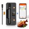 Wireless Meat Thermometer Digital Bluetooth Water-proof Probe with Display & Booster for Grilling Smoking Grill Oven Smoker 1