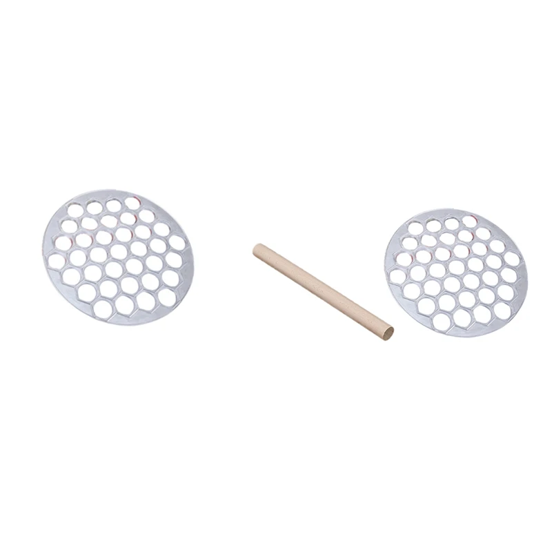 

Wonton Machine Dumpling Mold 37 Holes Aluminum Alloy Dumplings Metal Dumpling Making Mold Kitchen Wonton Cutter Tool