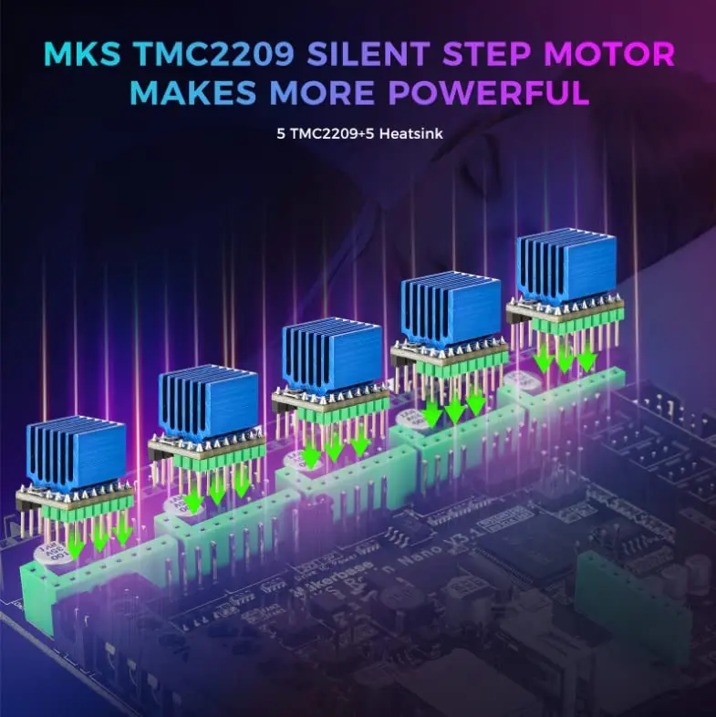 MKS Robin Nano V3.1 32 Ʈ  , 3.5 ġ TS35 ġ ũ, 3D  κ ü ǰ, Marlin 2.x Klipper