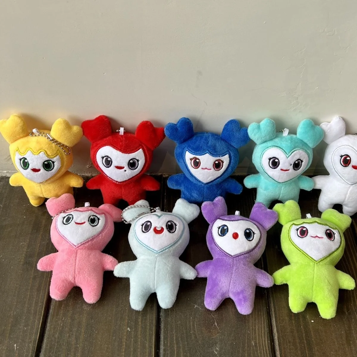 Korean Super Star Plush Toy Cartoon Animal Momo Lovely Doll Keychain Plush Children Christmas Gift Plush Toy Grab Doll