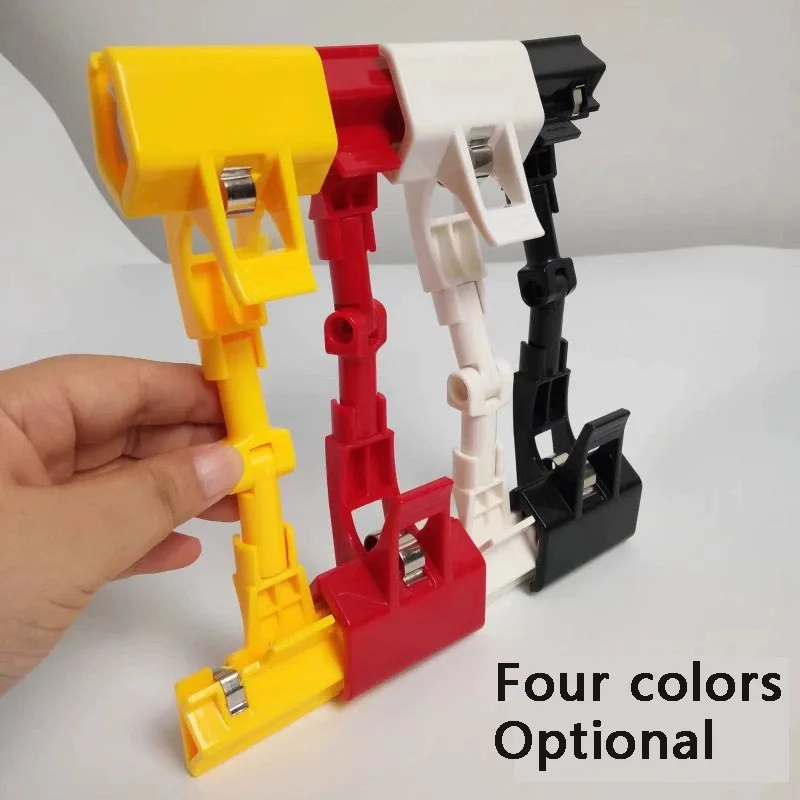 5 sets of retail display clips, double-sided clips, transparent acrylic price product rotatable clips