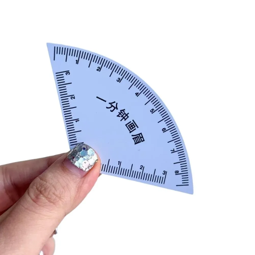 새로운 빠른 눈썹 그리기 눈썹 디자인 자 재사용 가능한 쉐이핑 맵핑 도구 메이크업 그리기 가이드 자 타투 용품