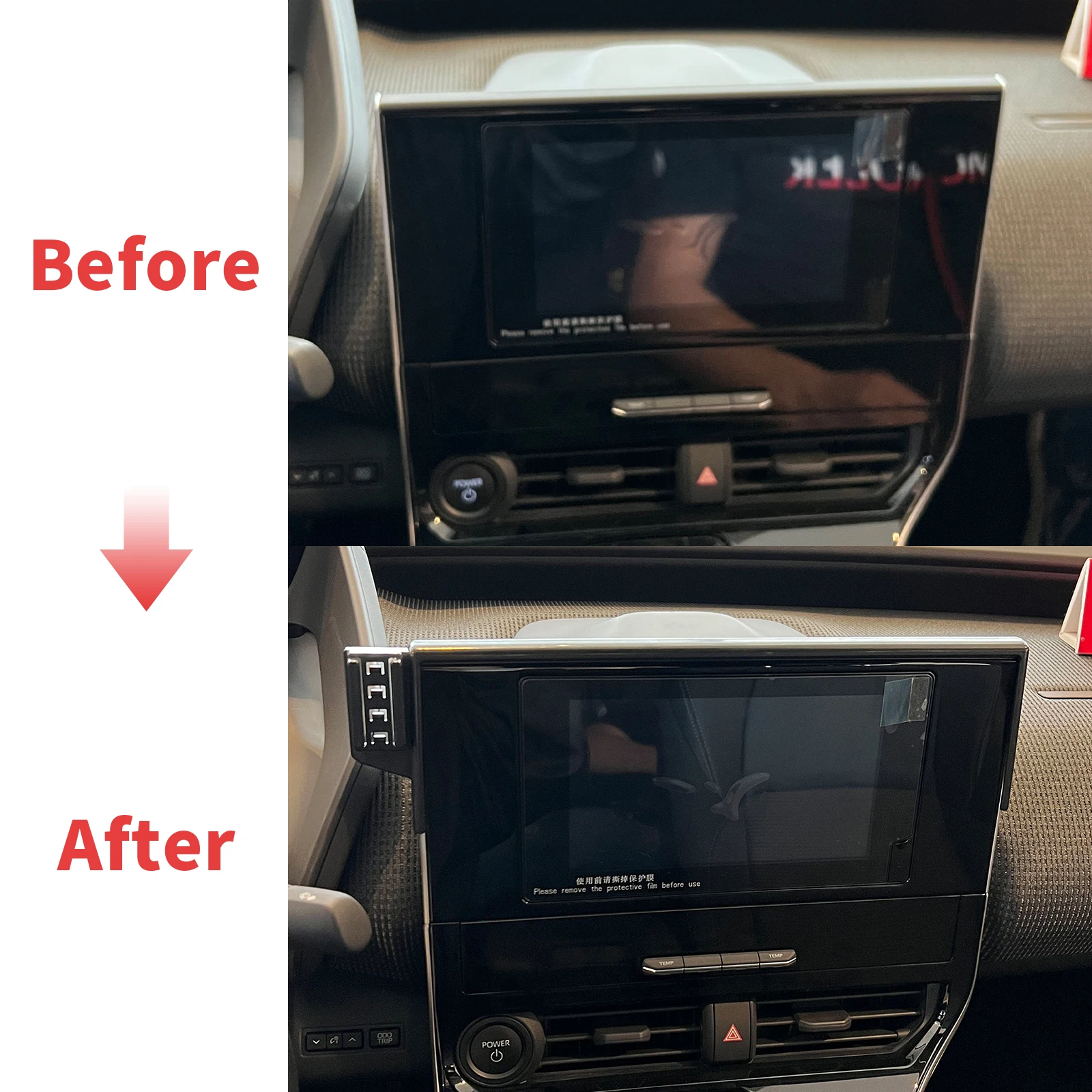 Car Phone Holder for Toyota bZ4X GPS Bracket Navigation Stand Auto Accessories phone holder mobile phone holder gps holder