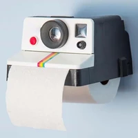Retro Camera Toilet Paper Roll Holder Wall Mounted Toilet Paper Holder Paper Dispenser for Bathroom Tissue , toilette appareil 1